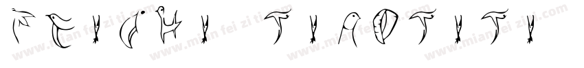 feichi tiaotiti字体转换